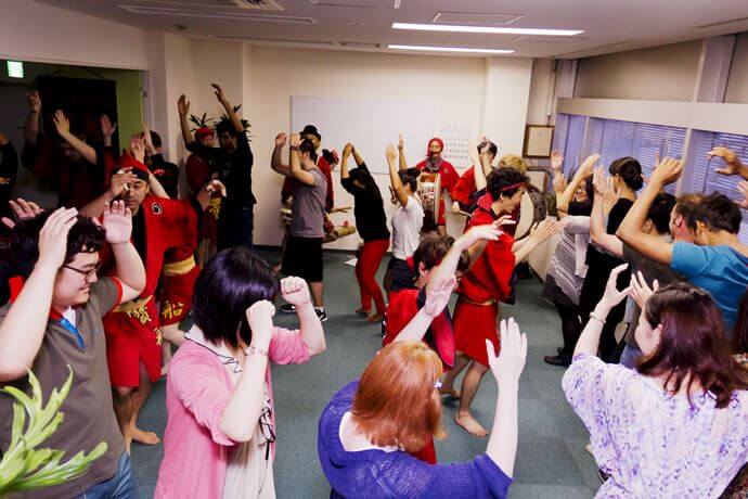 Japanese Awa Dance show