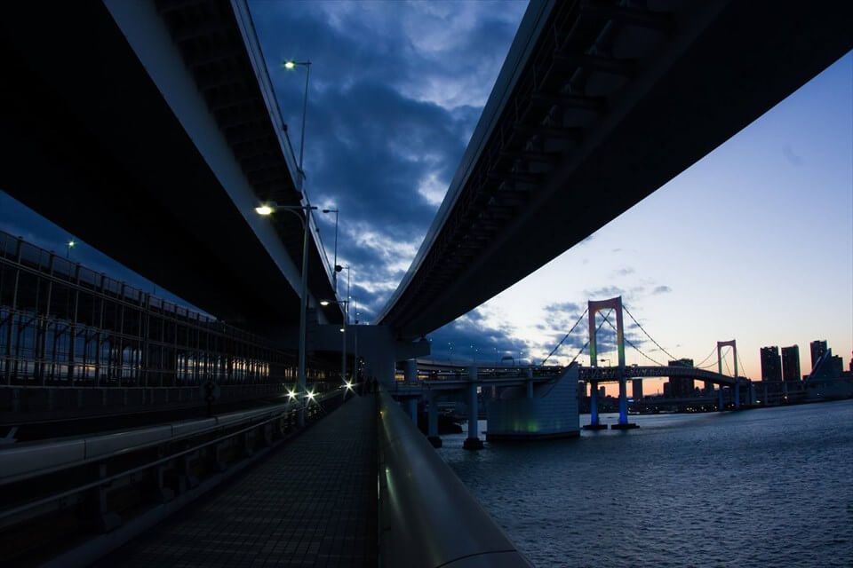 Let’s try to cross Tokyo’s Rainbow Bridge(レインボーブリッジを歩いて渡ってみよう)