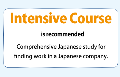 総合日本語コースをお勧め